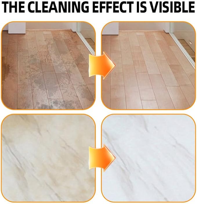 Upgraded Enzyme Floor Cleaner, Fast Drying Mop Soap, Acid-Free Formula, Wood Tile Laminate Marble Shower Bathroom Floor Cleaning Solution (1 bottle【trial pack】)