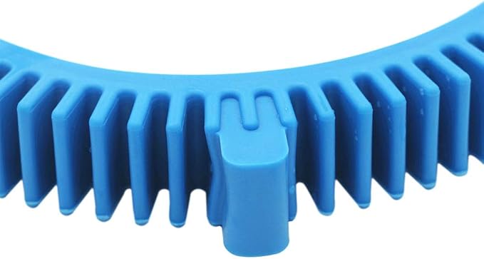 AMI PARTS 896584000-143 Blue Front Tires Kit with Super Hump& 896584000-082 Blue Standard Back Tire Replacement Part for Pool Cleaners(Pack of 2 Each)
