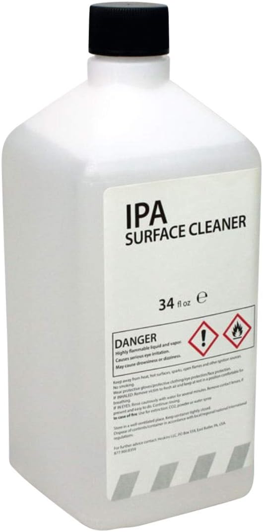 Heskins IPA Surface Cleaner Prep: 32 fluid ounces / *5/2022 expired sale (Clear)