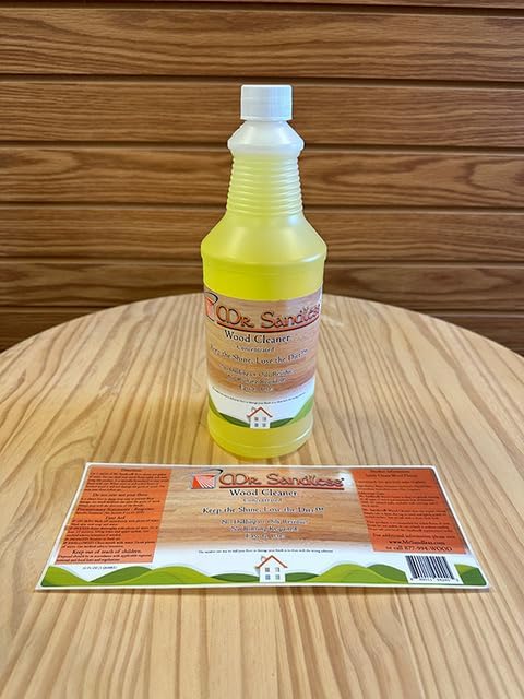 Brand Wood Floor Cleaner, Concentrated Formula, Safe Cleaning for all Type Floors Wood, Engineered, Laminates, LVP/LVT and Tile, Makes 16 Gallons, 32 oz, 1 qt
