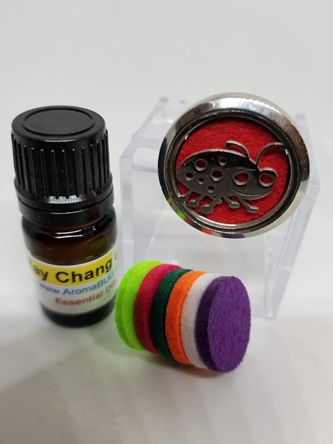 Jumbo Size 1-1/2 in dia. (JUMBO Kitty) Stainless Steel, 1 Essential Oil and 7 Pads.