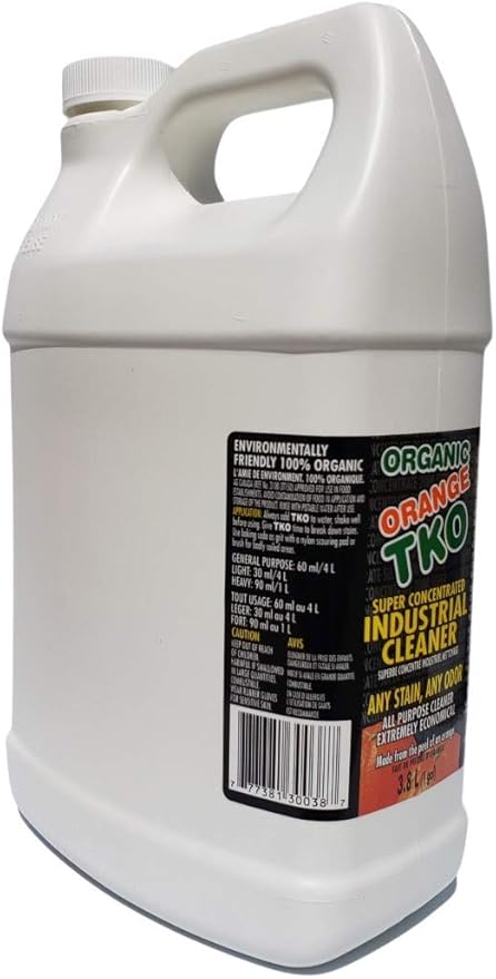 Stain remover, Floor cleaner, Degreaser, Glass cleaner, Multi Purpose Citrus Cleaner, Deodorizer, Stain Remover, Pet Safe, Non Toxic (128oz)