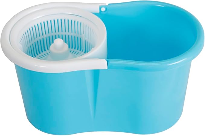 360 Degree Rotating Easy Magic Floor Mop and Twist Spinning Dry Bucket with 2 Microfiber Mop Head