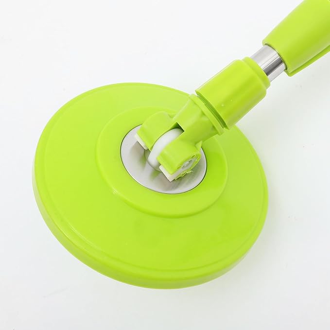 Rotating Stainless Steel Mop Handle Replacement Compatible with Spin Mop Detachable Extendable Pole for Hardwood Tile and Vinyl Floor Cleaning Heavy Duty Accessory