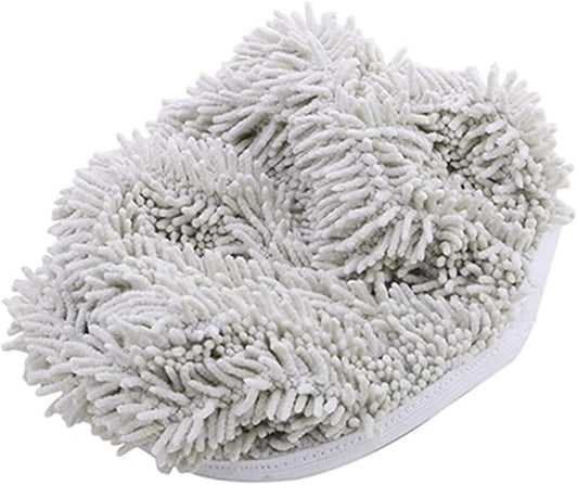 4Pcs Mop Heads Replacements Compatible with 1 Tank System Duster Replacement Heads Microfiber Spin Mop Refill Pads Reusable Dust Refills for Floor Cleaning(Gray-4Pcs)