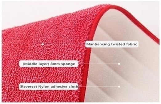 Flat Spray Replaceable Mop Cloth Microfiber Sprayer Pad Wet And Dry Dual-Use Washable Trapezoidal(12pcs)