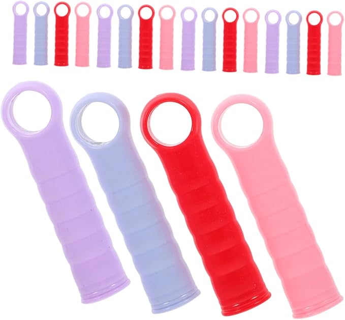 40pcs Mop Handle Cap Ergonomic Plastic Replacement Sleeves for Broomstick Poles for Home Commercial Cleaning Lightweight Comfortable Grip