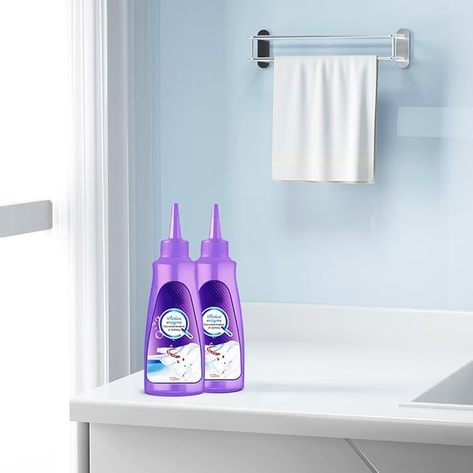 2024 New Active Enzyme Laundry Stain Remover, White Shirt Garment Stubborn Stain Cleaner Oil Remover, Upgrade Active Enzyme Clothing Stain Remover Collar Stain Removal Spray (2)