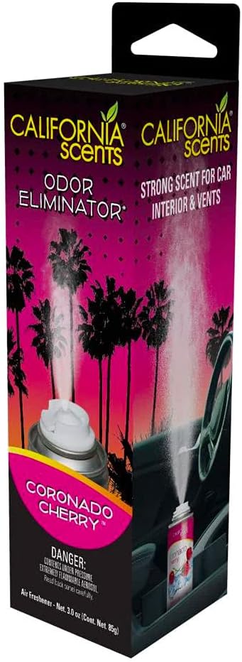 California Scents Car Fogger and Odor Eliminator (2 Packs, Coronado Cherry)