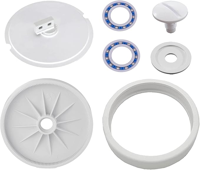 ATIE 280 Pool Cleaner Large Wheel C6 Complete Assembly with Tire C10, Axle C66, Bearing C60, Screw C55, Washer C64 for Polaris 280/180 Pool Cleaner (Not Compatible with 360 380) (3 Pack)