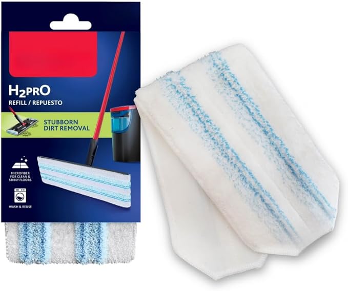 Mop Head Replacement Compatible with H2prO Spin Mop System, Machine Washable Refill for Household Floor Cleaning, 1 Pack