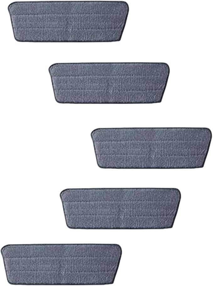 Large Household Spray Mop with Replaceable Microfiber Pad for Wet and Dry Cleaning Pads Rotating Broom(Only 5pc Cloth)