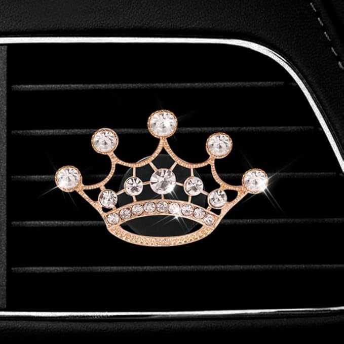 iplusmile Metal Car Air Vent Clip Air Freshener with Design Alloy Car Outlet Perfume Clip for Vehicle Interior Decoration 2.17X1.77X1.46 Inches