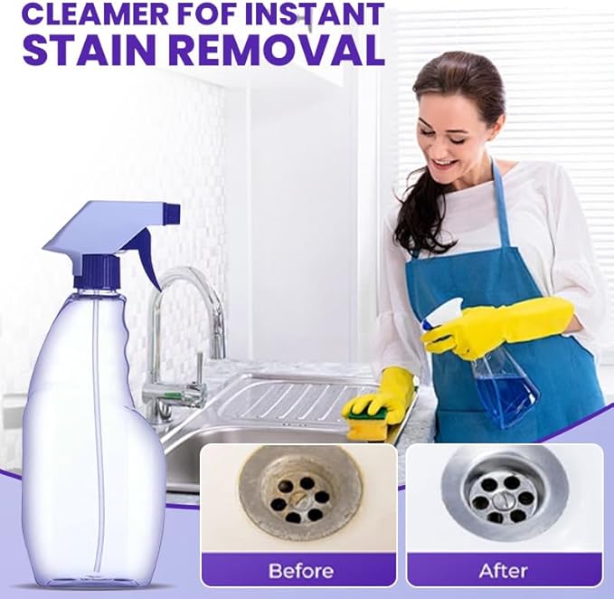 Spray Oven Cleaner & All-Purpose Cleaner, Multi-Surface Cleaning Spray with Concentrated Tablets for Grill, Kitchen, Bathroom, Home (18pcs)
