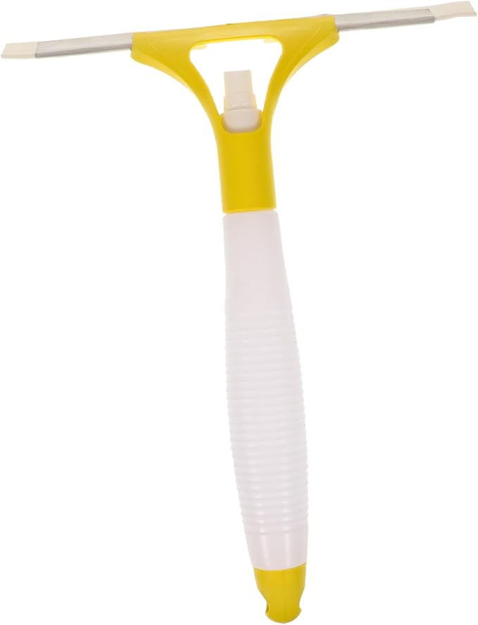 Microfiber Window Squeegee Cleaner Spray Mop for Glass Cleaning Shower Scrubber and Squeegee Kit Random Color