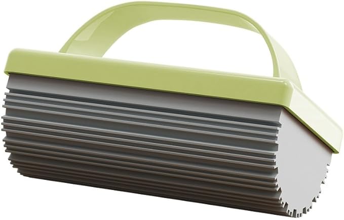 Dual Purpose Bathroom Cleaning Mop, Heavy-Duty Cellulose Sponge for Kitchen - Super Absorbent, Stain Remover & Countertop Cleaner, Mint Green