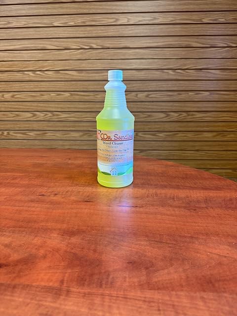 Brand Wood Floor Cleaner, Concentrated Formula, Safe Cleaning for all Type Floors Wood, Engineered, Laminates, LVP/LVT and Tile, Makes 16 Gallons, 32 oz, 1 qt