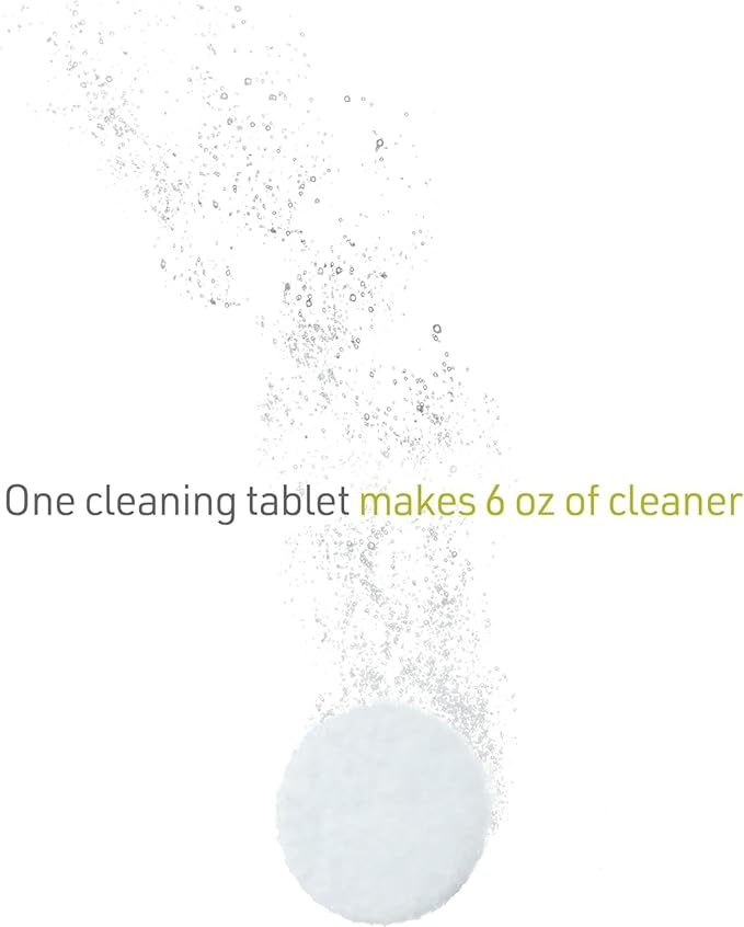 simplehuman Multi-Surface Cleaning Tablets, Eco-Friendly, Safe Around Kids & Pets, Watermint Lavender Scent, 12 Pack Tablets (Makes 72 oz of Spray Cleaner)