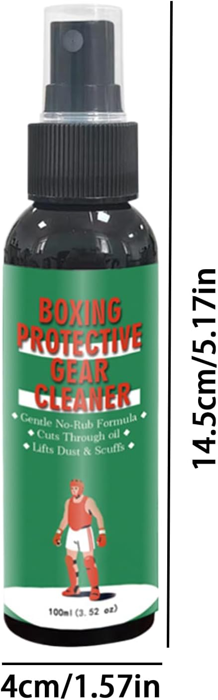 Boxing Glove Cleaner - 100ml Gym Spray, Powerful Sports Deodorizer with Freshening Feature, Equipment Cleaner for Odor Control Details, Athletic Gear Care with Stink Removal Support, Shoes Work Boots
