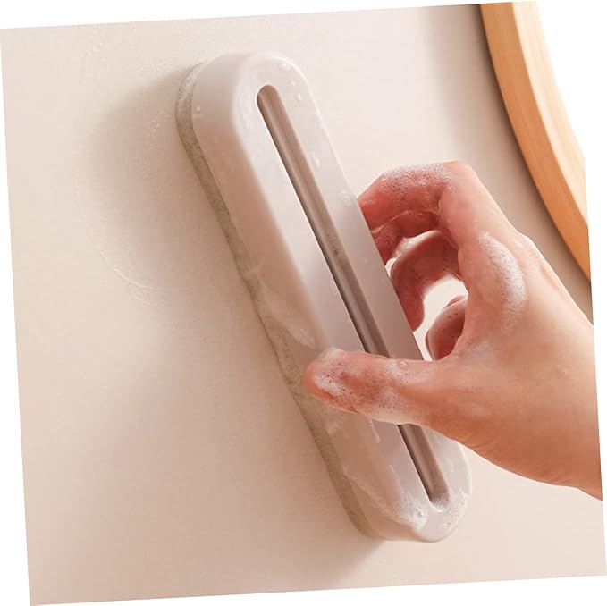3pcs Window Cleaning Tool Versatile Water Scraper Shower Door Cleaner for Effortless Glass Cleaning Includes and Brushes