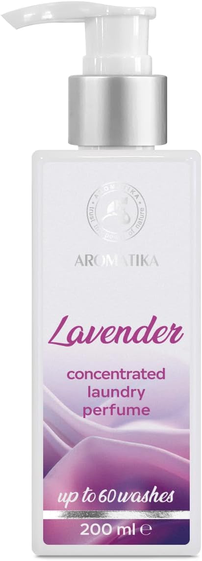 Concentrated Laundry Perfume Lavender 200ml - Liquid Perfume Laundry - Linen Freshener - Laundry Scent Booster - Cotton Perfume - Washing Fragrance - Flower Scent