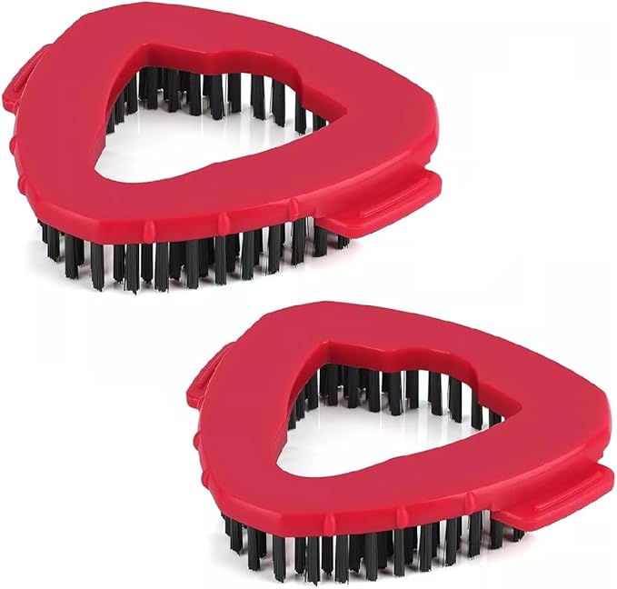 2 Pack Scrub Brush Replacement Head Spin Mop Head Base Hard Bristle Cleaning