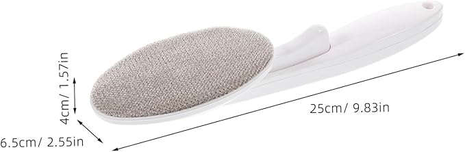 HOMSFOU Static Lint Brush for Pet Hair Removal Fabric Lint Cleaner Brush for Home Travel