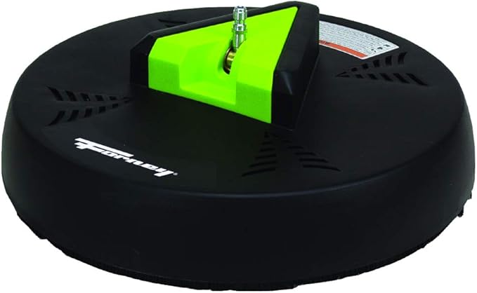 "Forney 75171 Surface Cleaner 16"" Outflow Surface x 1/4"" Plug", black and green