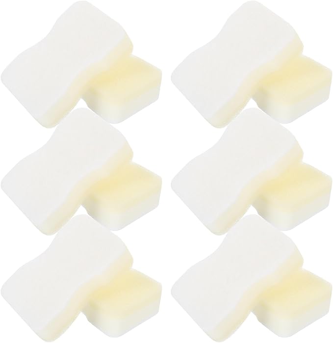 Mobestech 15pcs Reusable Dry Sponge Lampshade Cleaner Set Fabric Cleaning Pads for Dust, Soot, and Pet Hair Removal, Lightweight Cleaning Tool for Curtains and Artwork