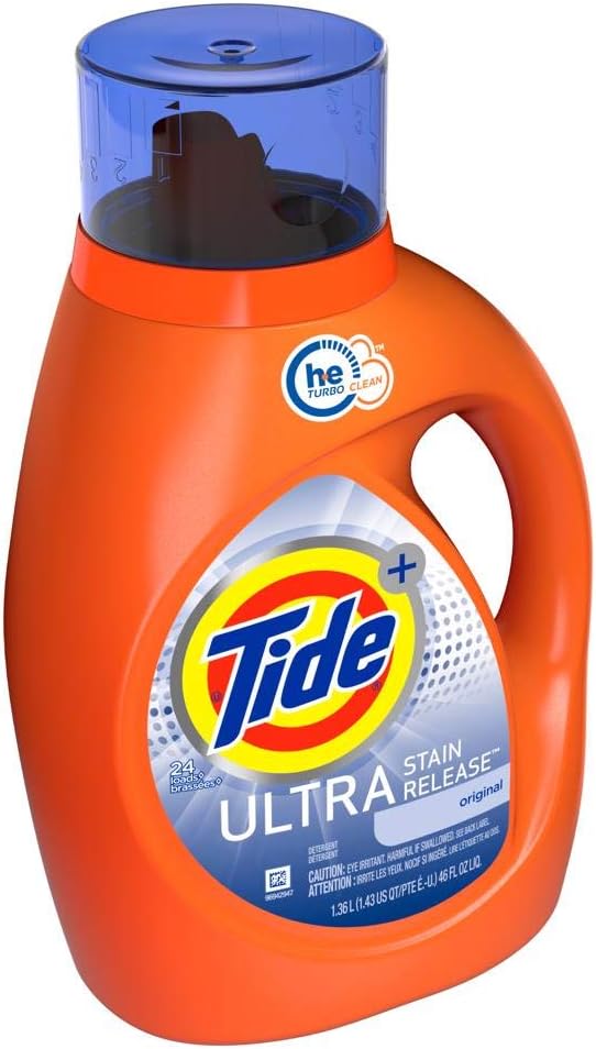 Tide Liquid Laundry Detergent, Ultra Stain Release, 46 Ounce