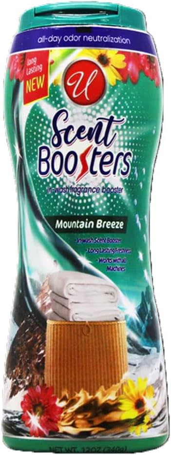 1 Laundry Scent Boosters Mountain Breeze in-wash Beads Washer Odor Neutralizer Washing Machine Fabric Freshener Odor Control Fresh Aroma Deodorizing Clothes Freshness Aroma Clean