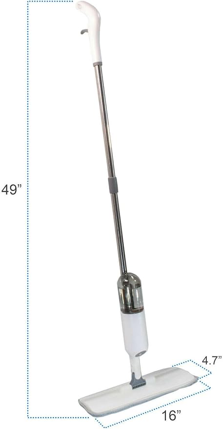 Microfiber Spray Mop for Floor Cleaning, 360 Degree Microfiber Spray Mop Makes Easy Work of Floor Cleanup Around The House, Dust Mop for Hardwood Floors Flat