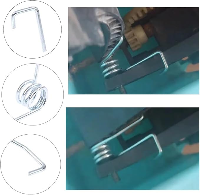 2Sets Bucket Rotating Mop Spring, Pull Back Foot Step Mop Torsion Springs Replacement for Spin Mop Bucket