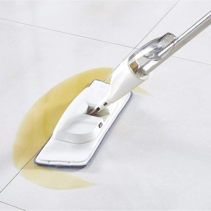 Microfiber Spray Mop, 360 Degree Swiveling , Home Floor Cleaning Sweeper with Refillable Bottle, 2 Free Reusable Machine Washable Pads