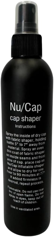 Cap Shaper Spray, 8 Fl Oz with Headwear Protection Spray - Repel Stains from Caps & Hats 200 ml - Cleans All Types of Hats, and Caps - Headwear Reshape Your Hat Spray Makes Old Cap Look New