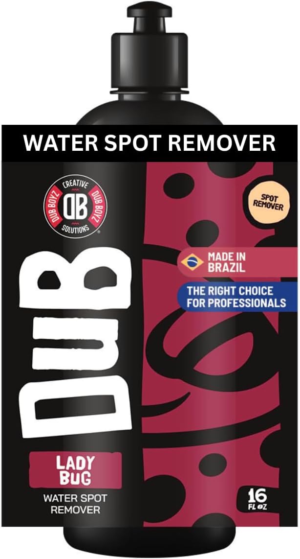 DUB BOYZ Lady, Water Spot Remover – Removes Mineral Deposits and Hard Water Stains, Safe for Glass, Chrome, and Painted Surfaces, Quick Action Formula, (16 Fl Oz)