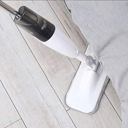 Water Spray Mop Sweeper Rod Carbon Fiber dust Cloth 360 Rotating Cleaning Cloth 350ml Tank