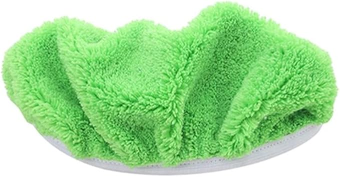 6Pcs Mop Heads Replacements Compatible with 1 Tank System Duster Replacement Heads Microfiber Spin Mop Refill Pads Reusable Dust Refills for Floor Cleaning(Green-6Pcs)