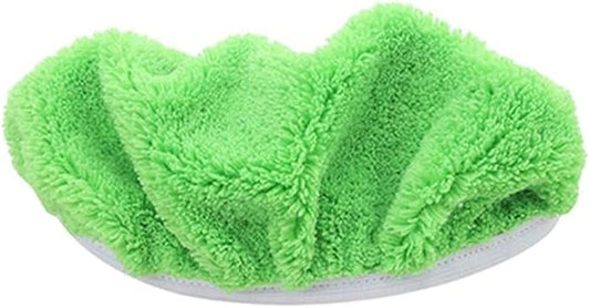 6Pcs Mop Heads Replacements Compatible with 1 Tank System Duster Replacement Heads Microfiber Spin Mop Refill Pads Reusable Dust Refills for Floor Cleaning(Green-6Pcs)