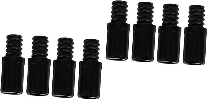 8pcs Plastic Threaded Handle Tip Replacement for Broom Pole Threaded Adapters for Broom Handle