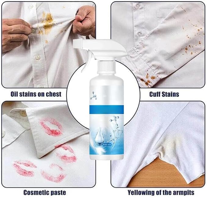 Clothing Emulsifier 𝐒tain Remover, Non Ionic Emulsifier Clothing Cleaner, Deep 𝐒tain Remover For Clothes, Powerful Fabric Cleaner for Clothes Care, Gentle on Most Fabrics (1)