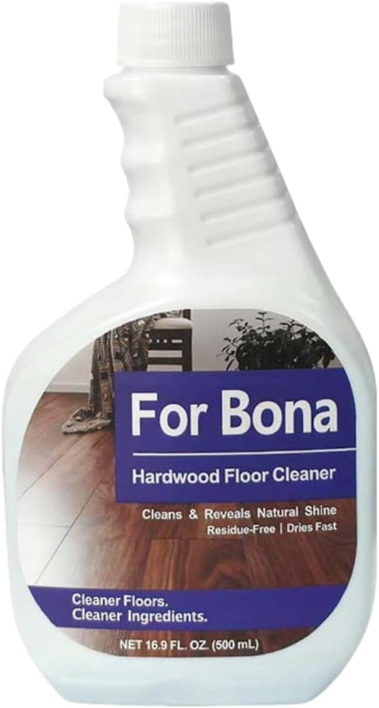500ml Hardwood Floor Cleaner. Compatible For Bona Hardwood Floor Spray Mop(1PCS 500ML)