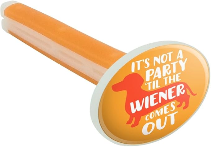 It's Not a Party til Wiener Comes Out Dachshund Dog Funny Car Air Freshener Vent Clip