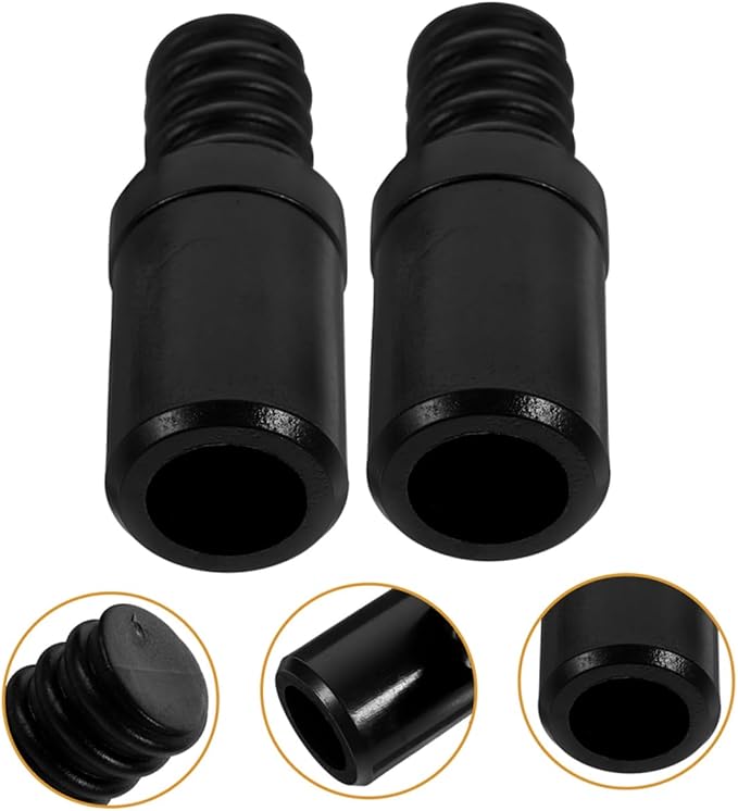 20pcs Threaded Tip Replacement Adapter for Mop Handle Plastic Easy to Install Compatible Poles for Home and Commercial Cleaning