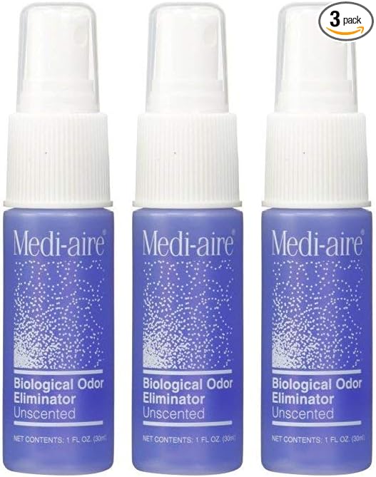 Medi-Aire Biological Odor Eliminator Unscented 1 oz (Pack of 3)