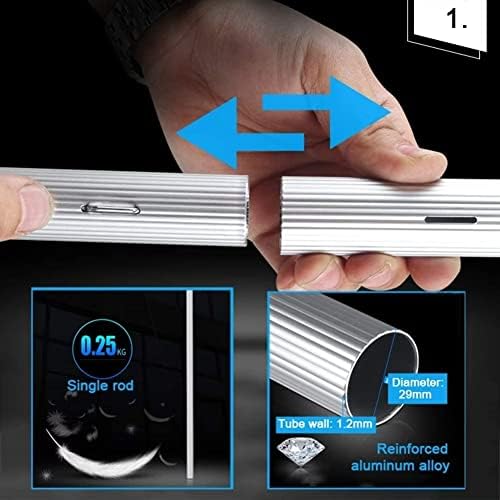 Glass Cleaning Brush Home Water Fed Telescopic Pole Kit Solar Panel Brush Rotating for Photovoltaic Panel，9M Telescopic Window Cleaning Pole with 50Cm Brush Head Water Fed Extendable Kit for