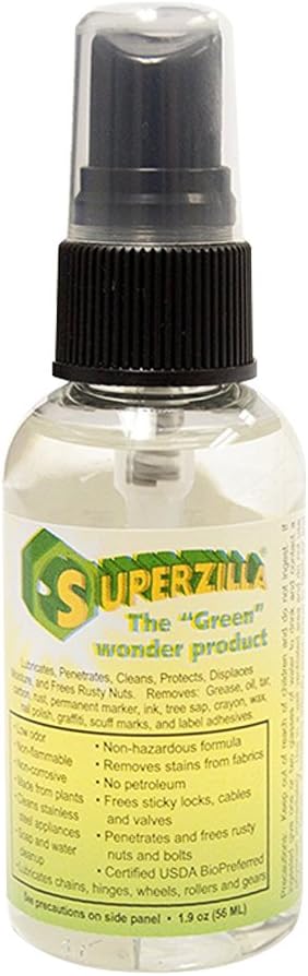Powerful All-Purpose Cleaner and Lubricator – “The Green Wonder Product” – 1.9oz Spray Bottle
