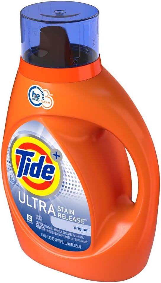 Tide Liquid Laundry Detergent, Ultra Stain Release, 46 Ounce