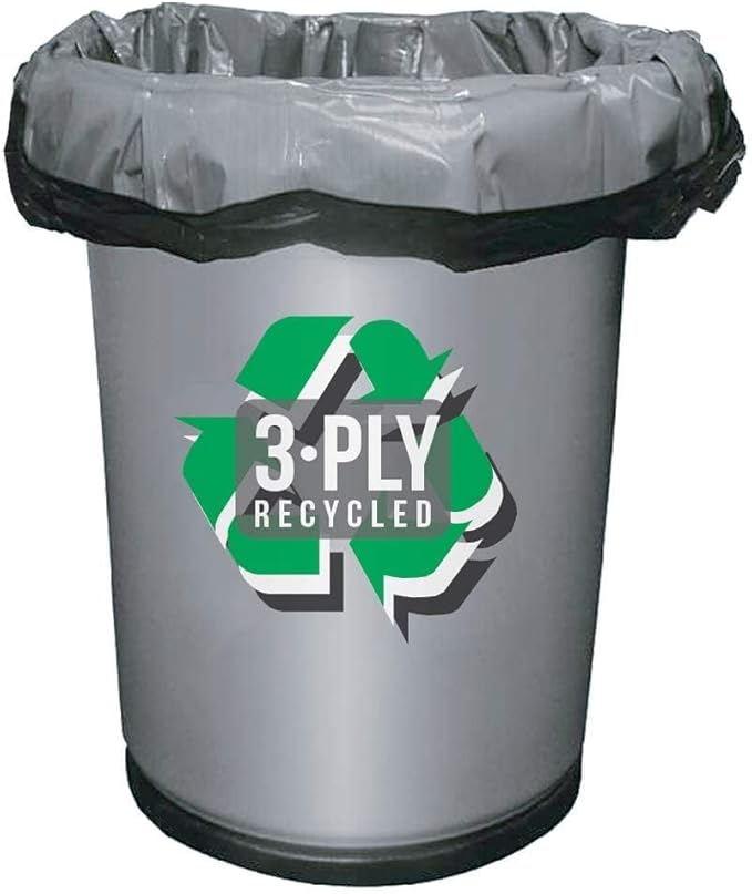 Aluf Plastics CXP Series 55-60 Gallon 1.7 MIL (eq) Black Heavy Duty Trash Can Liners - 38" x 58" - Pack of 400 - For Contractor, Industrial, & Commercial