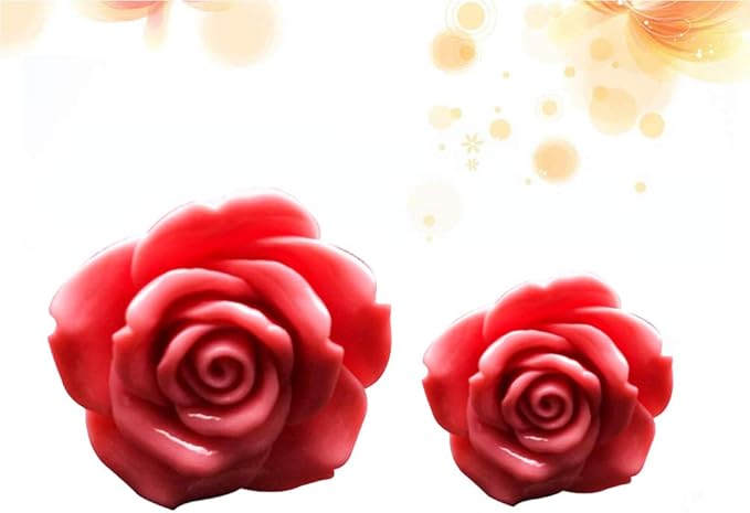 BESPORTBLE Car Fragrance Vent Clip Resin Rose Charms Automotive Air Freshener Perfume Diffuser Clips for Interior Trim Car Dashboard Decorations Gift 1 Pair (Rosy)